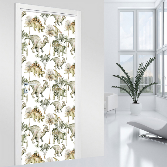 Door Sticker - Decal for Kids - Dinosaurs