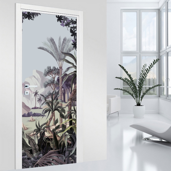 Door Sticker - Decal - Jungle
