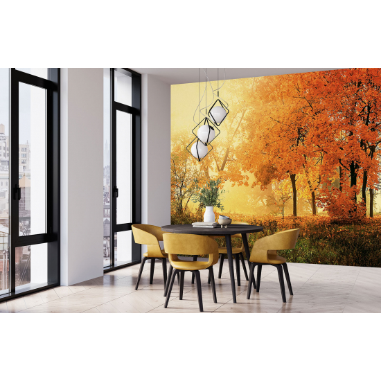 Panoramic Wallpaper - Wall Mural - Autumn Landscape