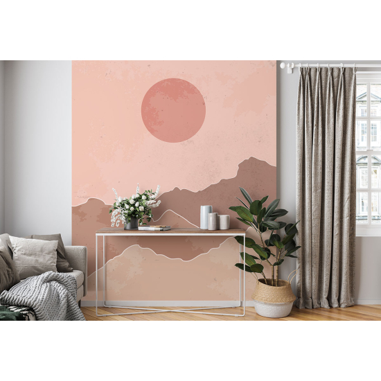 Panoramic Wallpaper - Wall Mural - Boho Sunset