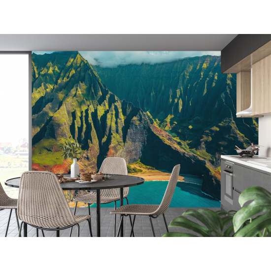 Panoramic Wallpaper - Wall Mural - Mountains