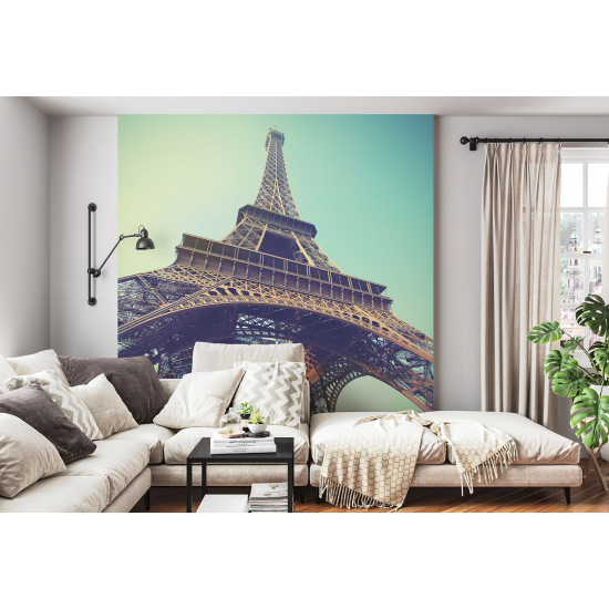 Panoramic Wallpaper - Wall Mural - Paris Eiffel Tower