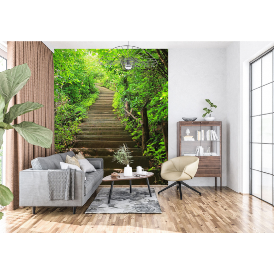 Panoramic Wallpaper - Wall Mural - Stairs