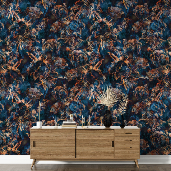 XL Wall Mural - Wallpaper - Floral pattern