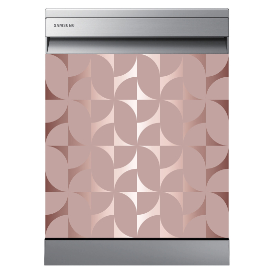 Dishwasher Sticker - Geometric pattern
