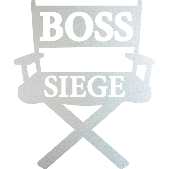 Frosted Window Glass Sticker - Boss Seat