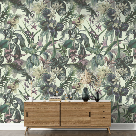 XL Wall Mural - Wallpaper - Tropical pattern